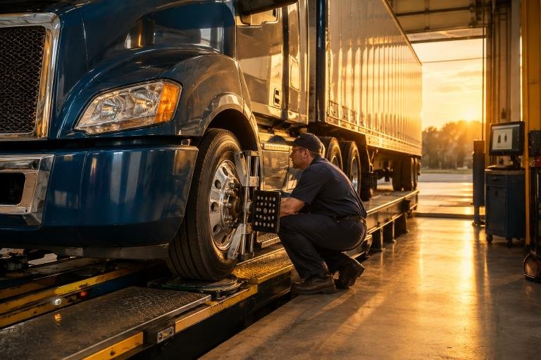 fleet alignment service solves commercial truck alignment problems when to request service and what to expect