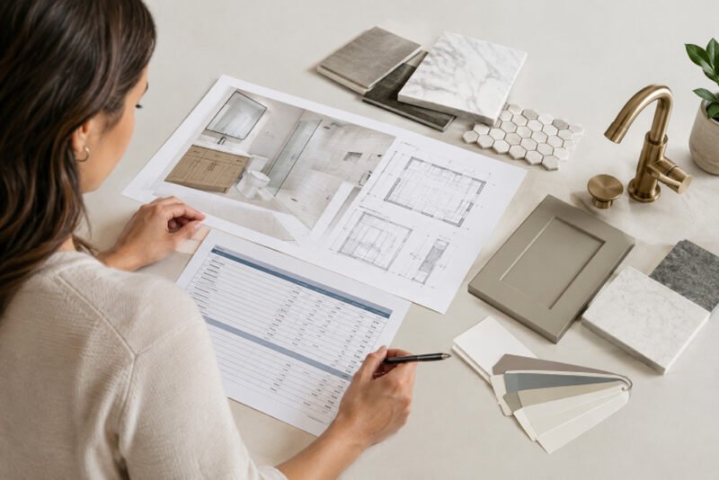 how to plan a bathroom remodel that stays on budget and on schedule